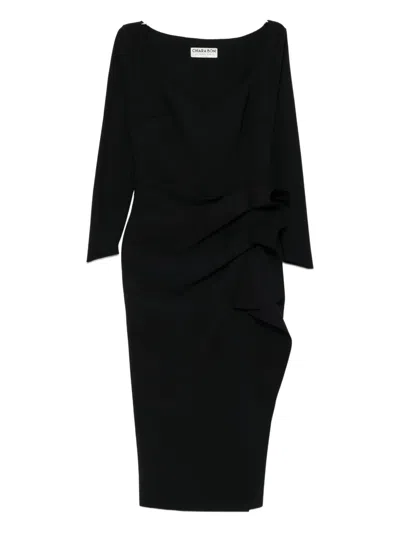 Chiara Boni La Petite Robe Ruffle-detail Midi Dress