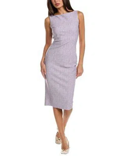 Pre-owned Chiara Boni La Petite Robe Sheath Dress Women's Purple 8