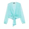 Chiara Boni La Petite Robe Takao Blouse In Blue