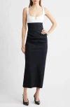 Chiara Boni La Petite Robe Shohey In Black/white