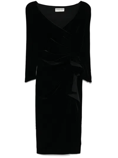 Chiara Boni La Petite Robe Silveria Midi Dress In Black