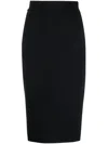 Chiara Boni La Petite Robe Mid-length Pencil Skirt In Black