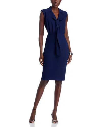 Chiara Boni La Petite Robe Soh Tie Dress In Blue