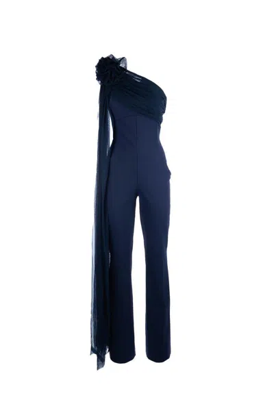 Chiara Boni La Petite Robe Suits In Midnight Blue