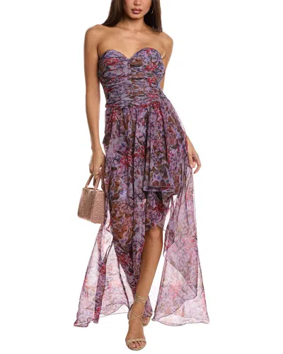 CHIARA BONI LA PETITE ROBE SUJEEWA CHIFFON MAXI DRESS
