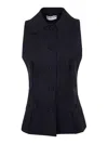 Chiara Boni La Petite Robe Sumio Vest In Black