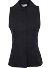Chiara Boni La Petite Robe Sumio Vest In Black