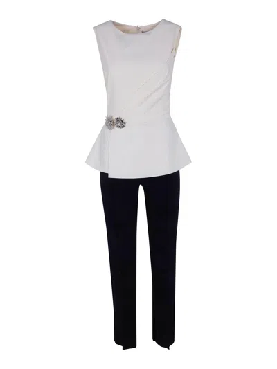 Chiara Boni La Petite Robe Suzue Bic Br Zp Overall In Black