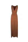Chiara Boni La Petite Robe Draped-detail Jumpsuit In Lands
