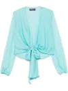 Chiara Boni La Petite Robe Takao Blouse In Blue