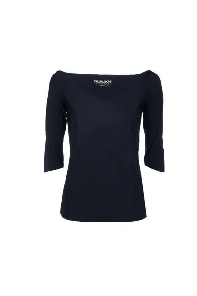 Chiara Boni La Petite Robe Top In Blue