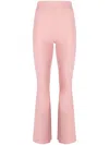 Chiara Boni La Petite Robe Venusette Flared Trousers In Pink