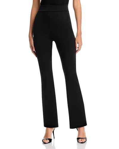 Chiara Boni La Petite Robe Venusette High Waisted Pants In Black
