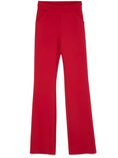 Chiara Boni La Petite Robe Venusette Trousers In Red