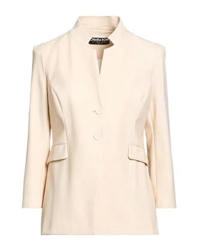 Chiara Boni La Petite Robe Woman Blazer Beige Size 8 Polyamide, Elastane In Neutral