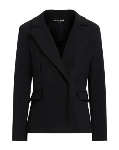 Chiara Boni La Petite Robe Woman Blazer Black Size 12 Polyamide, Elastane In Black
