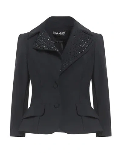 Chiara Boni La Petite Robe Woman Blazer Black Size 10 Polyamide, Elastane