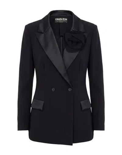 Chiara Boni La Petite Robe Woman Blazer Black Size 2 Polyamide, Elastane