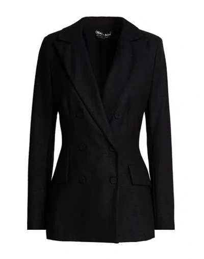 Chiara Boni La Petite Robe Woman Blazer Black Size 2 Virgin Wool, Viscose, Polyamide, Elastane
