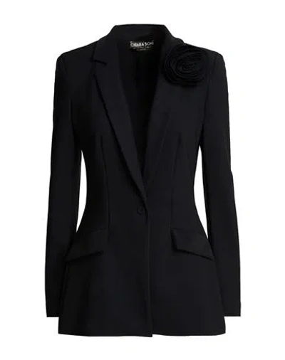 Chiara Boni La Petite Robe Woman Blazer Black Size 4 Polyamide, Elastane In Multi