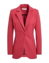 Chiara Boni La Petite Robe Woman Blazer Brick Size 10 Polyamide, Elastane In Red