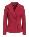 Chiara Boni La Petite Robe Woman Blazer Brick Size 6 Polyamide, Elastane In Red