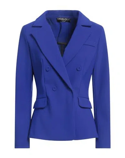 Chiara Boni La Petite Robe Woman Blazer Bright Blue Size 4 Polyamide, Elastane