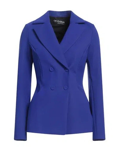 Chiara Boni La Petite Robe Woman Blazer Bright Blue Size 8 Polyamide, Elastane