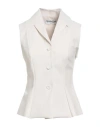 Chiara Boni La Petite Robe Woman Blazer Cream Size 6 Polyamide, Elastane In White