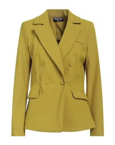 Chiara Boni La Petite Robe Woman Blazer Lime Green Size 10 Polyamide, Elastane