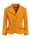 Chiara Boni La Petite Robe Woman Blazer Marigold Size 8 Polyamide, Elastane In Yellow