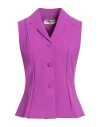 Chiara Boni La Petite Robe Woman Blazer Mauve Size 6 Polyamide, Elastane