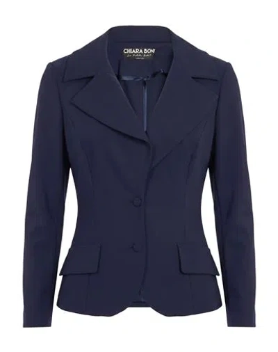 Chiara Boni La Petite Robe Woman Blazer Midnight Blue Size 6 Polyamide, Elastane In Multi