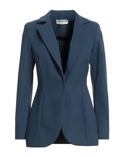 Chiara Boni La Petite Robe Woman Blazer Navy Size 12 Polyamide, Elastane