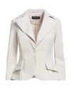 Chiara Boni La Petite Robe Woman Blazer Off White Size 8 Polyamide, Elastane