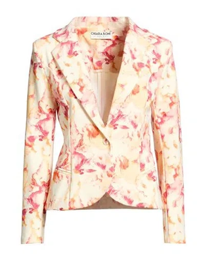 Chiara Boni La Petite Robe Woman Blazer Orange Size 4 Polyamide, Elastane