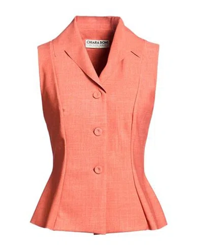 Chiara Boni La Petite Robe Woman Blazer Orange Size 6 Polyamide, Elastane In Red