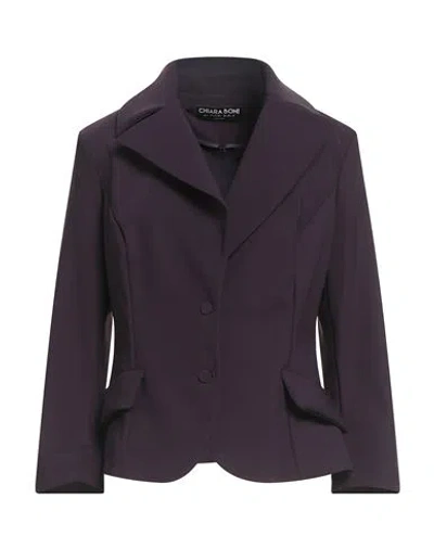 Chiara Boni La Petite Robe Woman Blazer Plum Size 10 Polyamide, Elastane