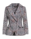 Chiara Boni La Petite Robe Woman Blazer Plum Size 8 Polyamide, Elastane In Gray