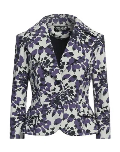 Chiara Boni La Petite Robe Woman Blazer Purple Size 10 Polyamide, Elastane