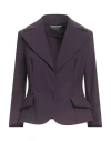 Chiara Boni La Petite Robe Woman Blazer Purple Size 6 Polyamide, Elastane In Purple