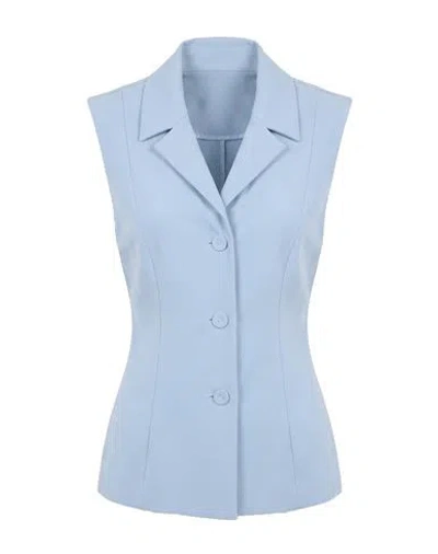 Chiara Boni La Petite Robe Woman Blazer Sky Blue Size 2 Polyamide, Elastane
