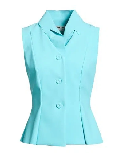 Chiara Boni La Petite Robe Woman Blazer Turquoise Size 6 Polyamide, Elastane In Blue