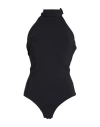 Chiara Boni La Petite Robe Woman Bodysuit Black Size 14 Polyamide, Elastane In Black