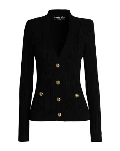 Chiara Boni La Petite Robe Woman Cardigan Black Size S Viscose, Polyester