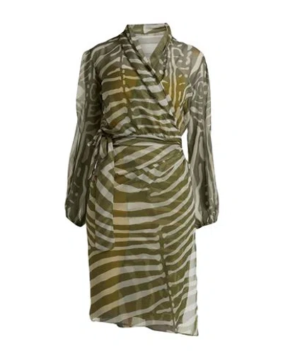 Chiara Boni La Petite Robe Woman Mini Dress Military Green Size 12 Polyamide, Elastane
