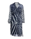 Chiara Boni La Petite Robe Woman Mini Dress Navy Size 10 Polyamide, Elastane In Navy