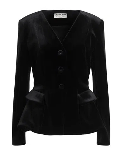 Chiara Boni La Petite Robe Woman Jacket Black Size 6 Polyamide, Elastane