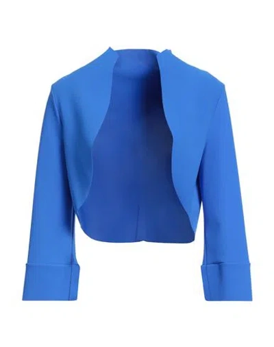 Chiara Boni La Petite Robe Woman Jacket Bright Blue Size 8 Polyamide, Elastane