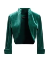 Chiara Boni La Petite Robe Woman Jacket Emerald Green Size 8 Polyester, Polyamide, Elastane